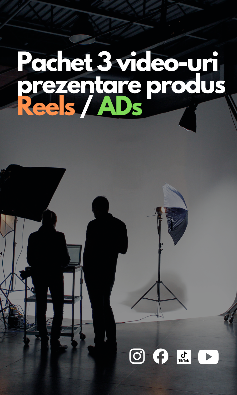 Pachet 3 video-uri de prezentare produs, Reels / ADs (Instagram, Facebook, Tiktok, Youtube)